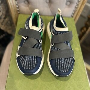 Adidas by Stella McCartney Blue and Black Athletic Shoes